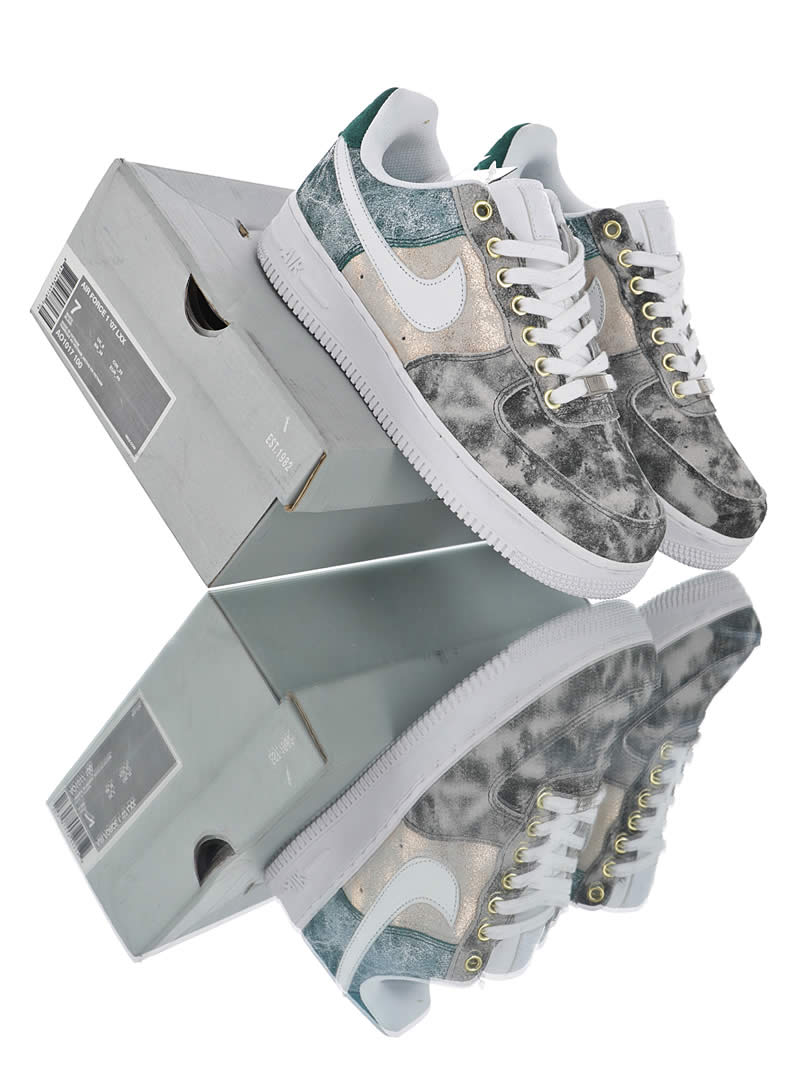 Womens Nike Air Force 1 Low 07 Lxx White Oil Grey Shoes Ao1017 100 Detail Pics (13) - www.newkick.vip