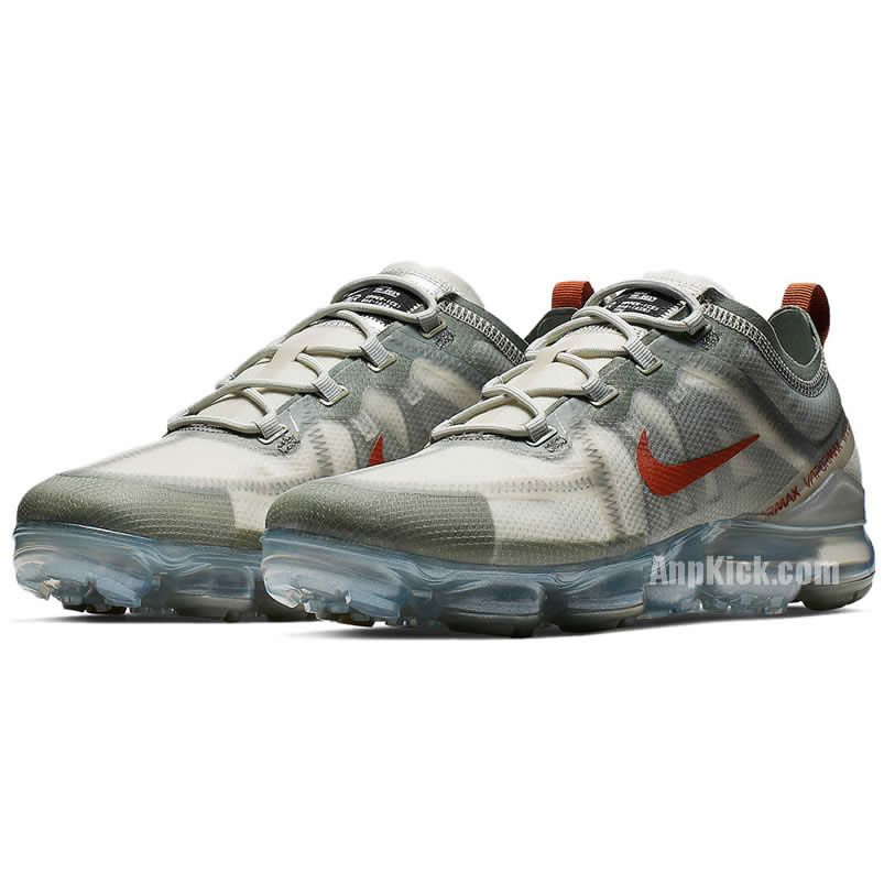 Latest Nike Vapormax 2019 Olive Light Vintage Lichen Orange Ar6631 300 (3) - www.newkick.vip