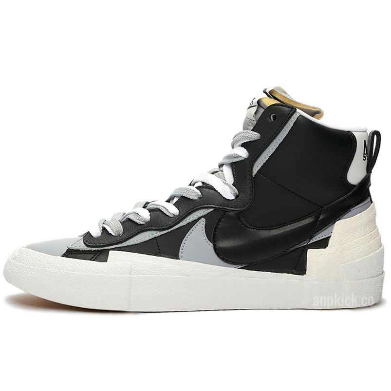 Sacai Nike Blazer Mid Greyscale Black Bv0072 002 (1) - www.newkick.vip
