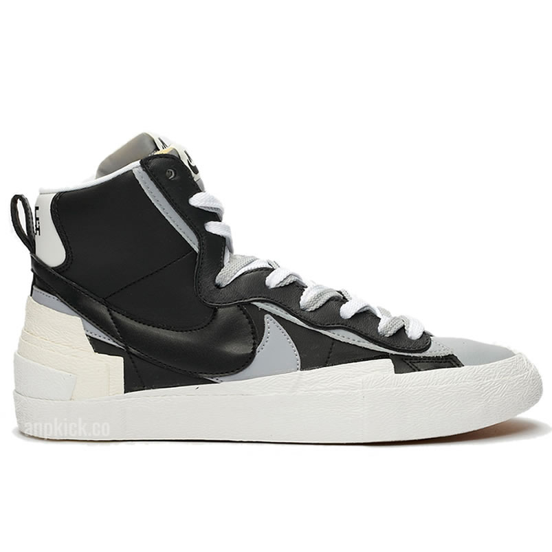 Sacai Nike Blazer Mid Greyscale Black Bv0072 002 (2) - www.newkick.vip