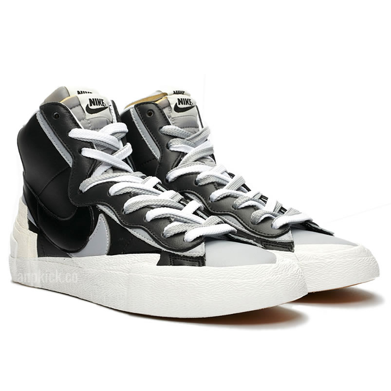 Sacai Nike Blazer Mid Greyscale Black Bv0072 002 (3) - www.newkick.vip