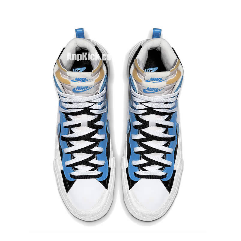 Sacai Nike Blazer Mid Navy Blue Bv0072 001 Yellow Bv0072 700 (11) - www.newkick.vip