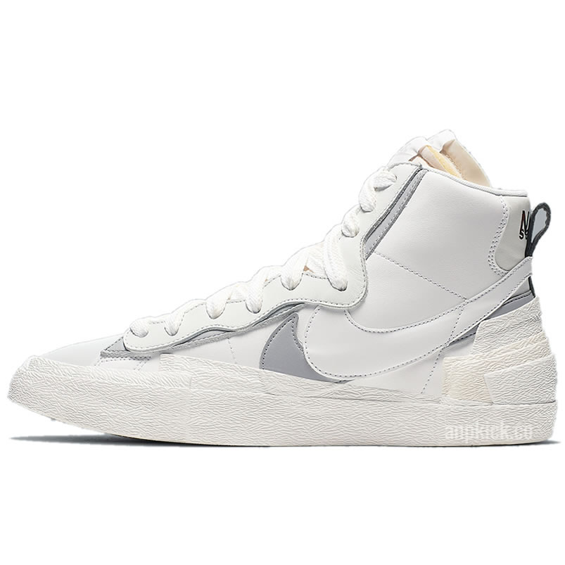 Sacai Nike Blazer Mid White Grey Bv0072 100 (1) - www.newkick.vip