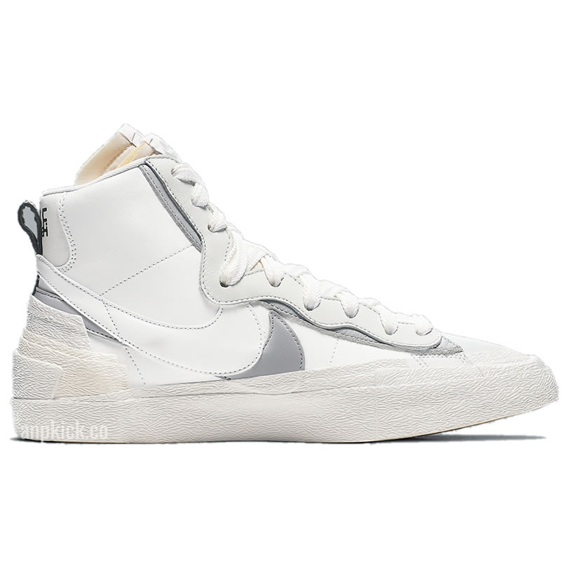 Sacai Nike Blazer Mid White Grey Bv0072 100 (2) - www.newkick.vip