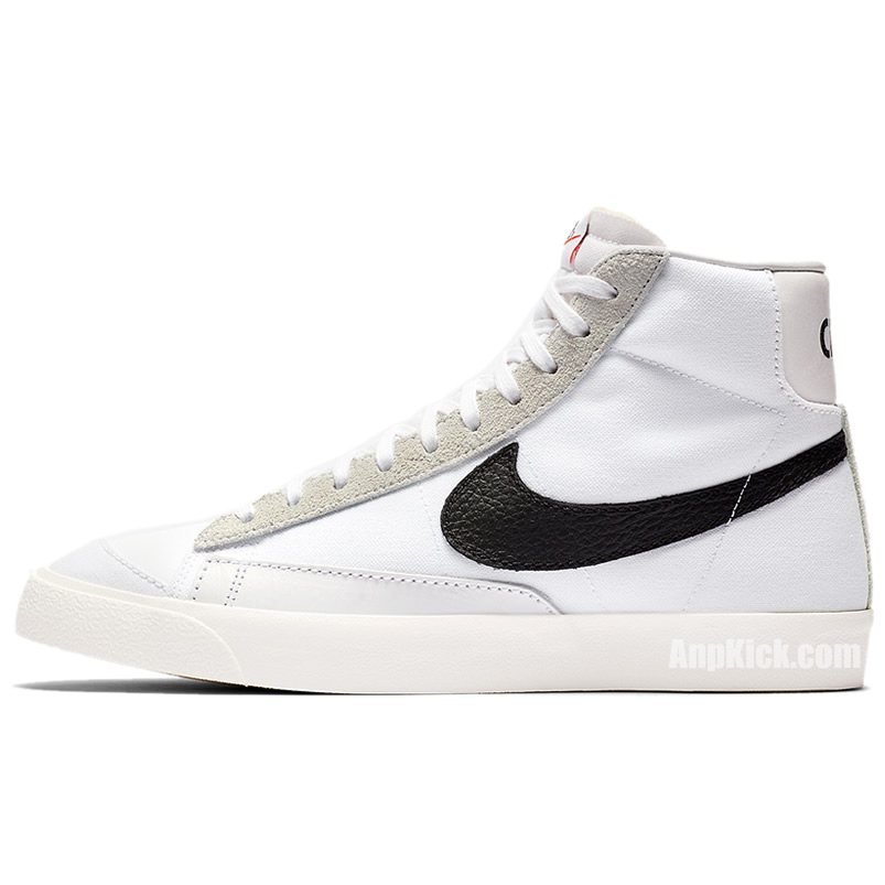 Slam Jam Nike Blazer Mid Class 1977 White Black Grey Cd8233 100 (1) - www.newkick.vip