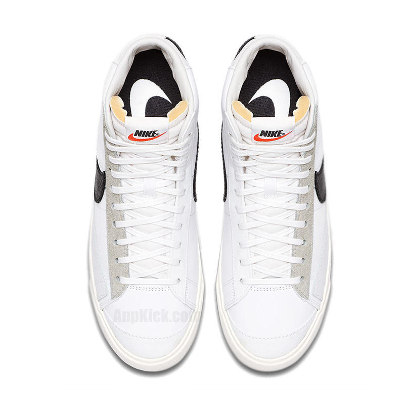 Slam Jam Nike Blazer Mid Class 1977 White Black Grey Cd8233 100 (5) - www.newkick.vip