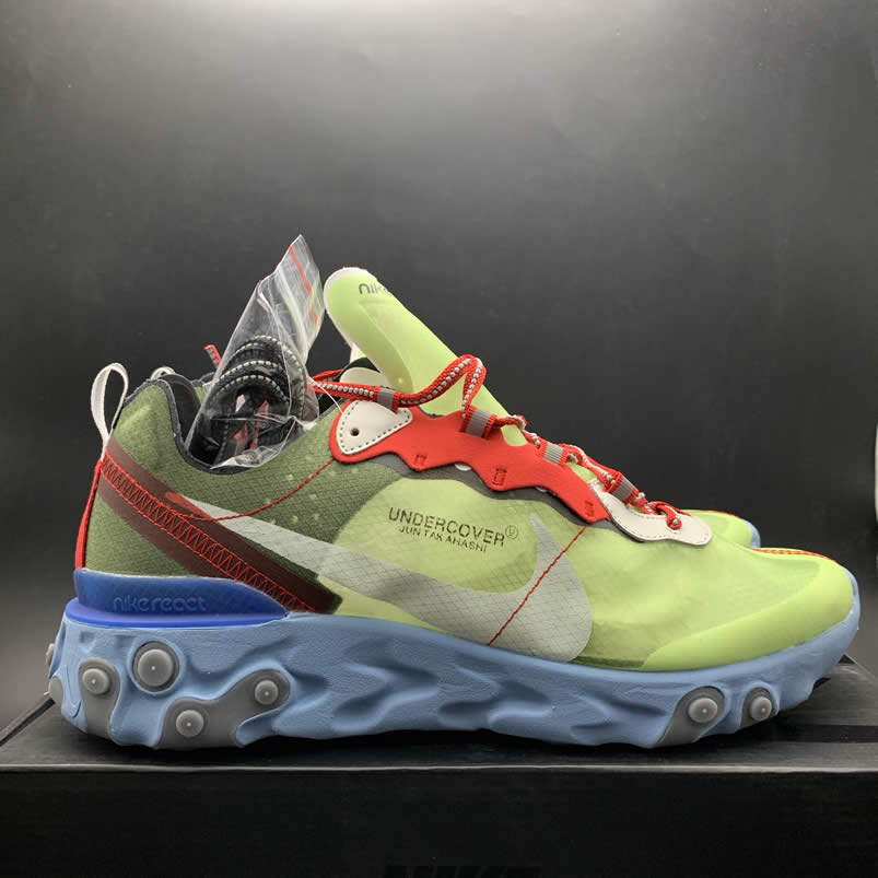 Nike x Undercover Epic React Element 87 Volt Lakeside Colorways Pics BQ2718-700