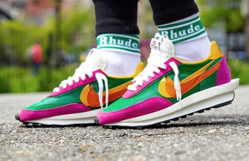 Sacai Nike Ldv Waffle Pink On Feet Bv0073 301 (5) - www.newkick.vip Sacai Nike Ldv Waffle Pink On Feet Bv0073 301 (5) - www.newkick.vip
